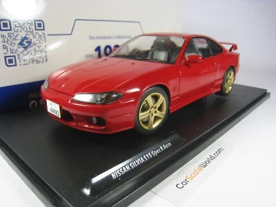 NISSAN SILVIA S15 SPEC R AERO 1999 1/18 SOLIDO (FLAME RED) - Imagen 1 de 3