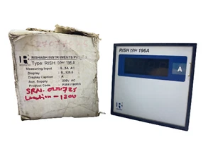 RISH DPM 196A 1PH Current Measurement AC Digital Panel Meter 96X96MM - Picture 1 of 9