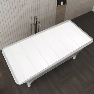 Cubierta de bañera plegable tapa de baño cubierta antipolvo aislante para baño, hogar, SPA - Imagen 1 de 21