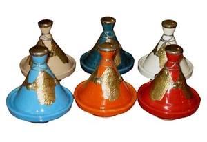 Mini Tagine serving dish, Moroccan tagine, Moroccan serving Tagine hamsa decor - Imagen 1 de 9