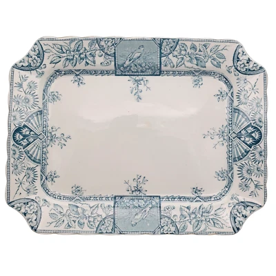 Antique Victorian Serving Plate Wallis Gimson & Co Large Alexandria Pattern - Image 1 of 4