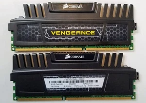 🟦Corsair VENGEANCE 8GB (2x4GB) 1600MHz CMZ8GX3M2A1600C9 - Picture 1 of 2