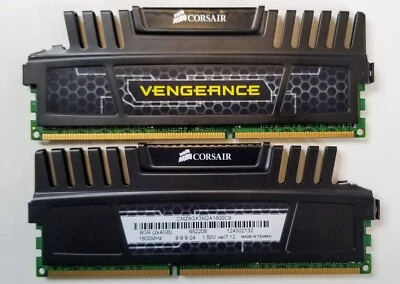 🟦Corsair VENGEANCE 8GB (2x4GB) 1600MHz CMZ8GX3M2A1600C9 - Image 1 of 2