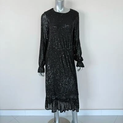 ¡¡¡NUEVO CON ETIQUETAS!!! Vestido Blumarine lentejuelas mujer talla M venta al por menor 608$ Foto 1 de 4