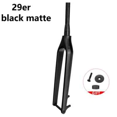 Horquilla rígida de carbono para bicicleta MTB 29er Boost 110*15 mm para descenso bicicleta de montaña Foto 1 de 4