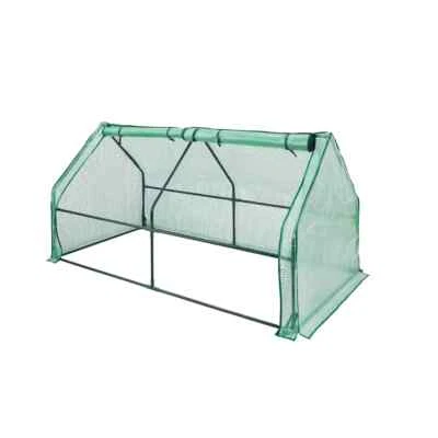 Mini Greenhouse Tunnel Grow House Grow House PE Cover & Zippered Window