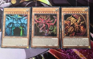 OBELISCO SLIFER DRAGÓN DE RA de LDK2 Ultra Raro Yu-Gi-Oh Tarjetas de Dioses Near Mint - Imagen 1 de 5