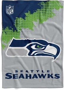 Seattle Seahawks NFL franela manta tiro esquina aprox. 150 x 200 cm - Imagen 1 de 1