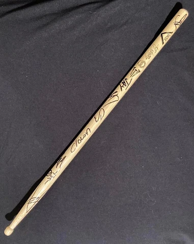 SLIPKNOT BAND SIGNED AUTOGRAPH DRUMSTICK ALL 9 JAY WEINBURG COREY TAYLOR RARE Cover