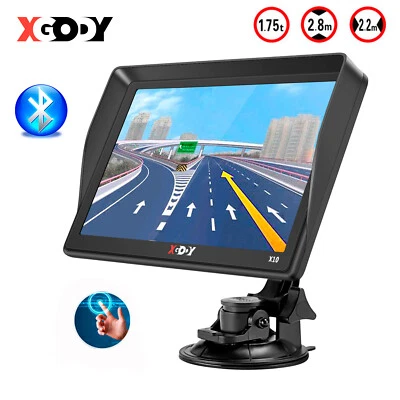 XGODY 9'' BT Navi GPS Car Navigationsgerät Bluetooth Navigation für Auto LKW PKW - Bild 1 von 4