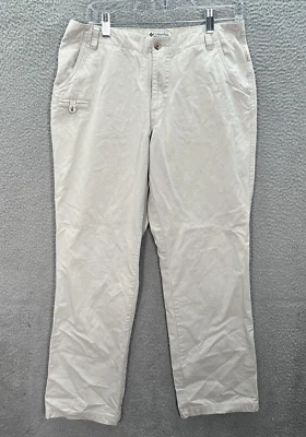 Columbia Pants Womens 10 Tan Utility Outdoors Hiking Camping Workwear Casual - Image 1 of 4