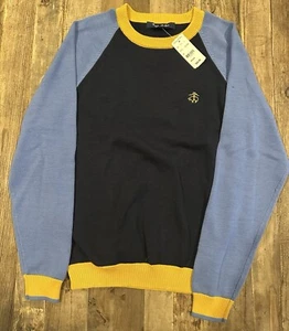 Brooks Brothers Boys Blue & Yellow Sweater Size Medium - Picture 1 of 1