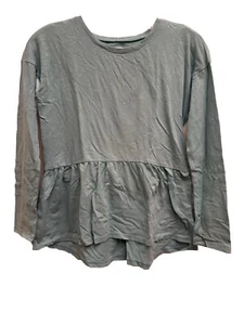 GAP Kids Girls Sparkly Hi-low Peplum Top Tee Size L - Picture 1 of 2
