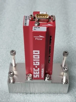 HORIBA STEC SEC-G100, SEC-G111AMC MASS FLOW CONTROLLER Ar 2SLM - Image 1 of 4
