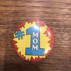 Vintage 2.25 Inch Pin Back Buttons - 1980?s Theme - #1 Mom