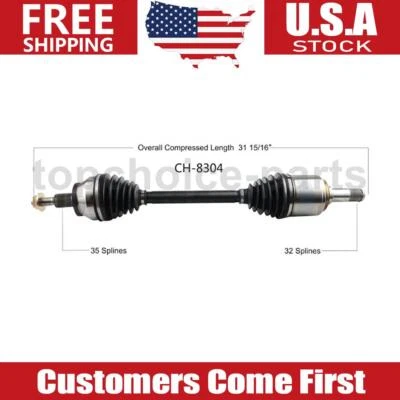 OE Rear Left Driver Side CV Axle Shaft For Dodge Challenger 6.2L RWD 2015-2017 - Image 1 of 2