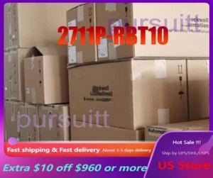 New Sealed Allen Bradley 2711P-RBT10 US Stock Free Shipping - Afbeelding 1 van 1