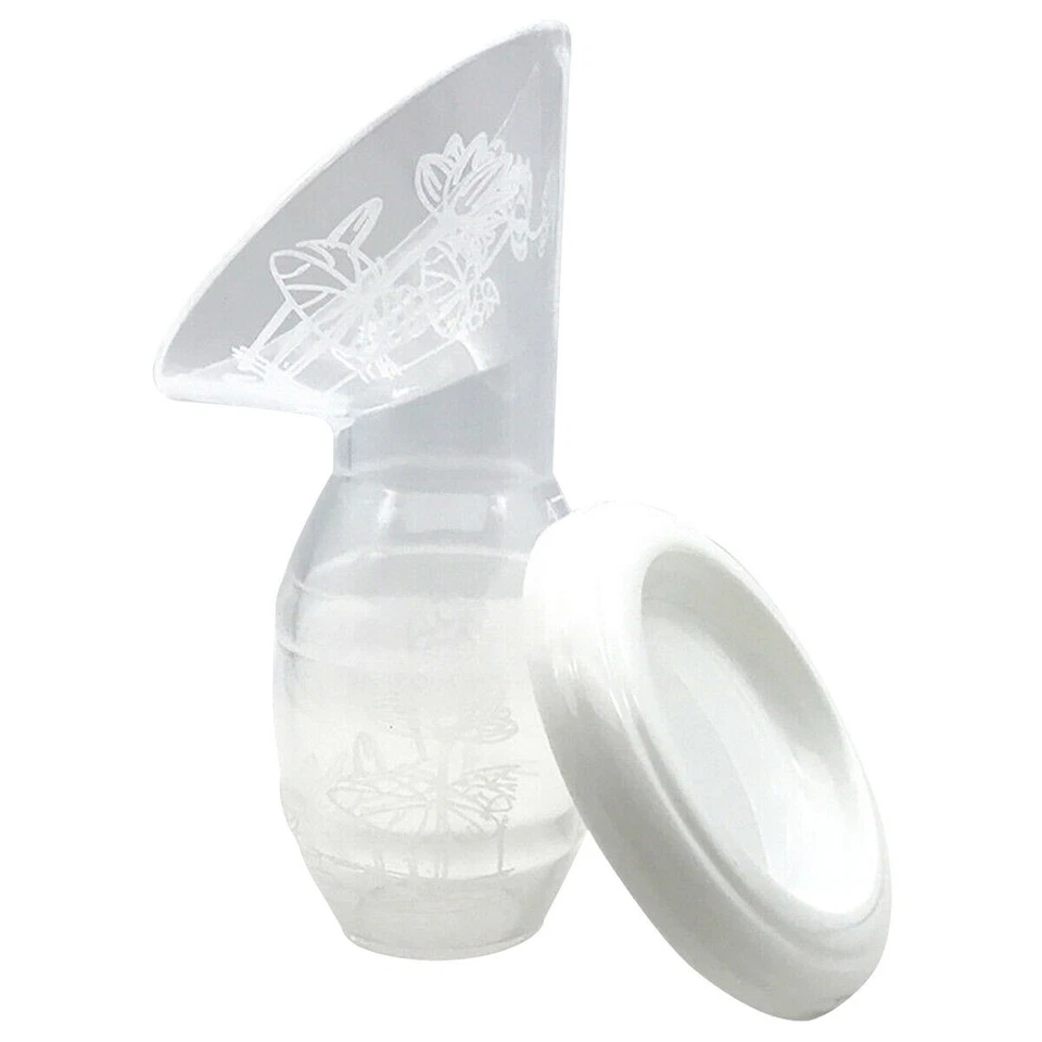 Manual Breast Pump Silicone Baby Breastfeeding Milk Saver Suction Bottle Mom - Image 1 of 4