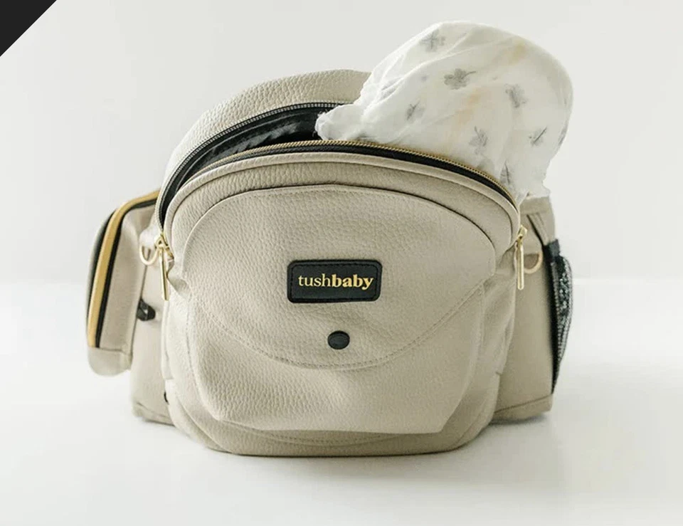 Tushbaby The Only Safety Certified Hip Seat Baby Carrier - Grey