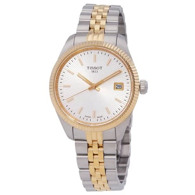 Tissot Ballade White Dial Two Toned Stainless Steel 34mm Watch T1562102203100 - Image 1 of 3
