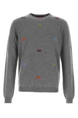 GUCCI Gray Cashmere Sweater New And Authentic - Image 1 of 3