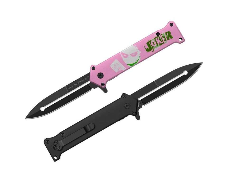 Cuchillo abierto asistente T 27018-JK3 4,5" - mango de impresión rosa Foto 1 de 1