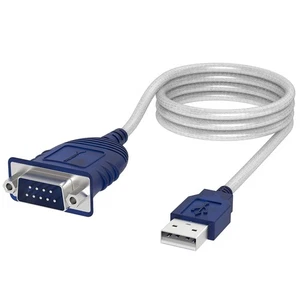 USB 2.0 to Serial 9 Pin RS232 Converter Cable Adapter - Picture 1 of 2