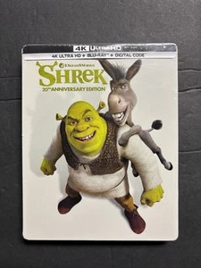 Shrek 4k 20th anniversary blu ray movie steelbook new sealed oop - Picture 1 of 7
