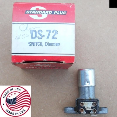 novo interruptor dimmer marca Standard Motors DS-72 1960-1996 GM GMC veículos fabricados nos EUA - Imagem 1 de 4