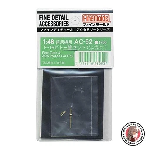 NUOVO Fine Mold AC52 1/48 Aircraft Accessories F-16 Pitot Tube Set 1 Pitot Tube - Immagine 1 di 1