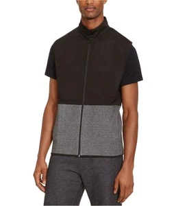 Kenneth Cole Mens Mesh-Layer Sweater Vest - Picture 1 of 1