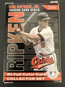 Cal Ripken Jr Trading Card Series STAR 80 Cards Collector Set NIB HOFer - Picture 1 of 5