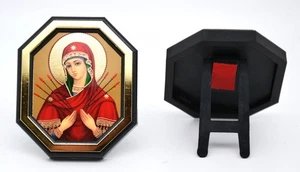 Ikone GM Siebenpfeilige Богородица Семистрельная овал освящена 6x5 cm - Picture 1 of 1