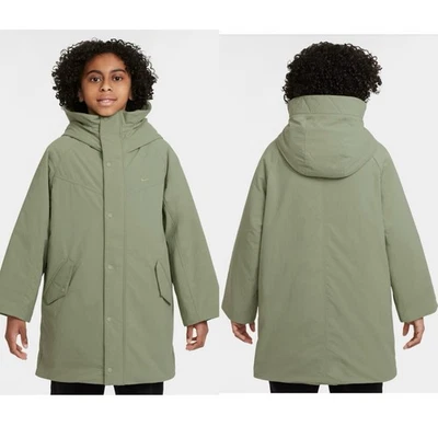 Nike Sportswear Metro Ground Parka Infantil Grande Tamanho M Novo com etiquetas varejo $140 - Imagem 1 de 4