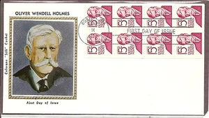 US Scott # 1288Bc Oliver Wendell Holmes FDC.Booklet Pane Of 8,Colorano Cachet. - Picture 1 of 1