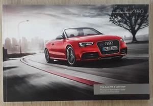 Audi RS 5 Cabriolet Brochure 2012 - 4.2 FSI Quattro - Picture 1 of 12