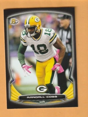 Randall Cobb Green Bay Packers 2014 Bowman Black #44 Kentucky Wildcats 1Q - Image 1 of 2