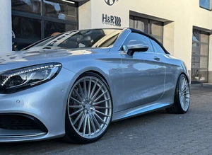 P17 9,5+10,5x 22 Zoll Alufelgen Satz Mercedes S Klasse W222 W223 + 63 AMG Silber - Bild 1 von 8