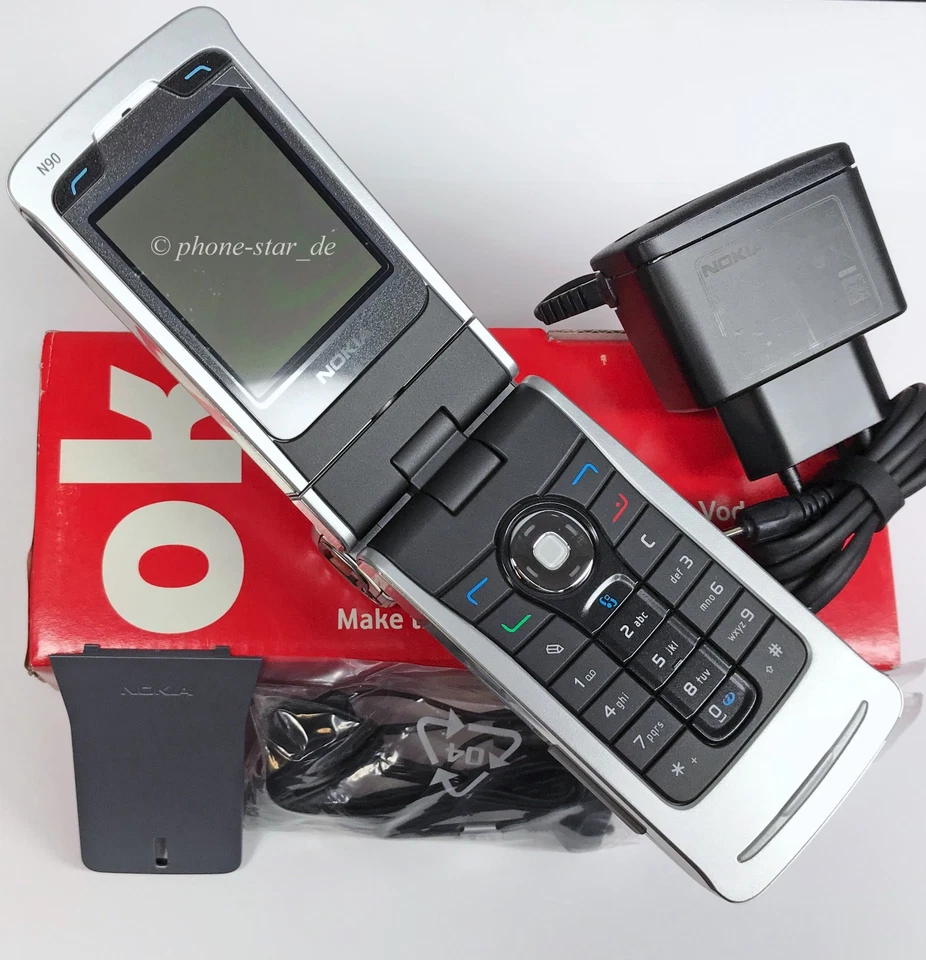 NOKIA N90 KLAPP-HANDY MOBILE PHONE MP3 GPRS EDGE UMTS TRI-BAND KAMERA NEU NEW - Bild 1 von 4