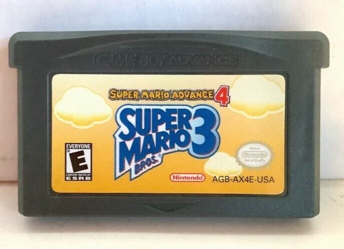 Cartucho Super Mario Advance 4 Super Mario Bros 3 Gameboy Advance GBA SOLO carro Foto 1 de 1