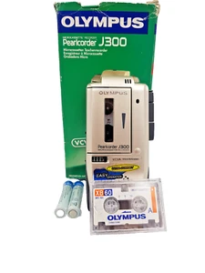 Olympus J300 Pearlcorder MicroCassette Grabadora de Voz Dictáfono Dictado Micro - Imagen 1 de 24