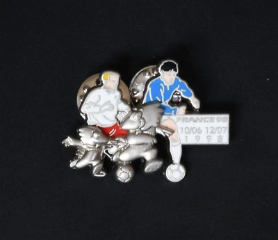 Francia Fútbol / Fútbol Copa Mundial Mondial 1998 Pin recuerdo   Foto 1 de 2