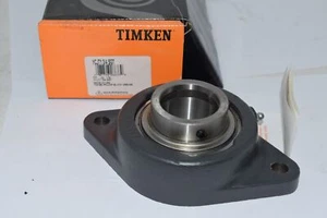 NEW Timken (Fafnir) YCJT1 3/4 SGT Flange-Mount Ball Bearing Unit - 2-Bolt Flange - Picture 1 of 3