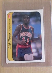 Pegatina Fleer Basketball Isiah Thomas 1986 #10 - Imagen 1 de 2