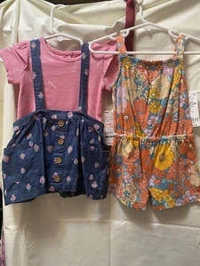 Baby Girls Lot Of 2 Summer Outfits Size 6-9 Month NWT - Picture 1 of 8