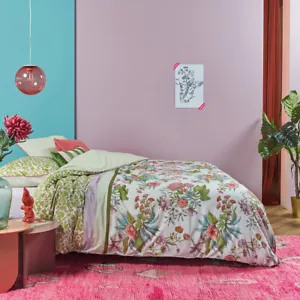 Line Flower Cotton Sateen Quilt Cover Set by Oilily - Picture 1 of 5