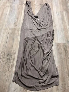 Factory by Erik Hart Minikleid silber tief V ärmellos Neu mit Etikett Gr. S Club Designer - Bild 1 von 8