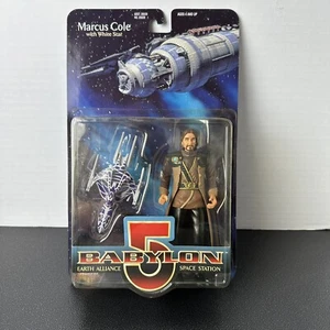 Sealed Babylon 5 Marcus Cole mit White Star Actionfigur Earth Alliance - Bild 1 von 5
