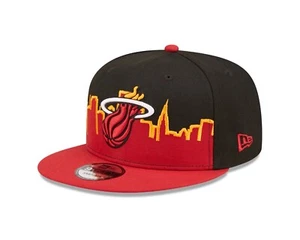 Cappello Miami Heat New Era Tip-Off 9FIFTY Snap Back - Borgogna/Nero - Foto 1 di 8