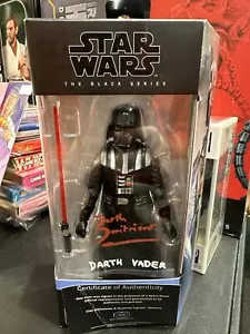 Darth Vader Black Series Figure Signed By Dmitrious Bistrevsky With COA - Picture 1 of 2